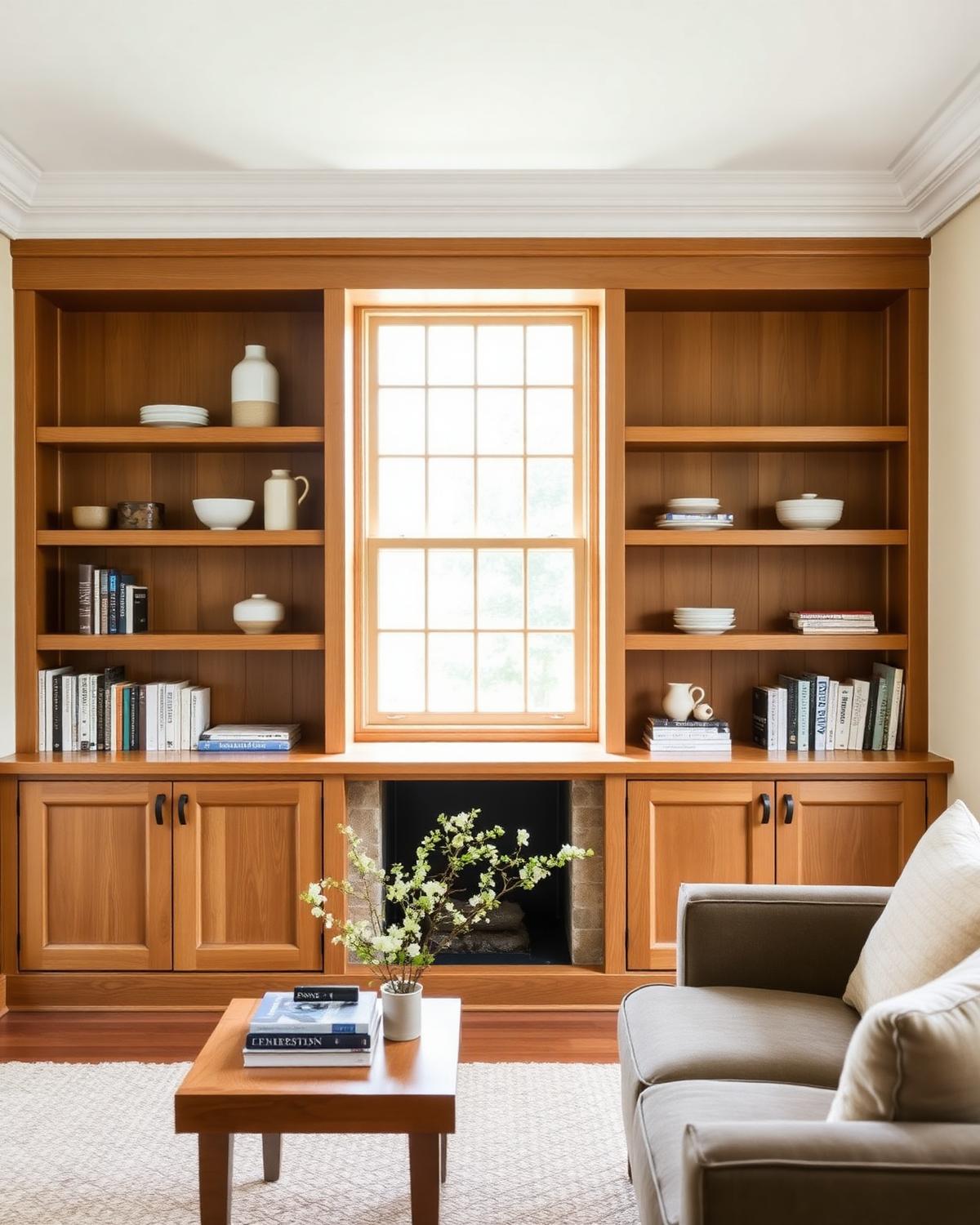 Custom Built-In Shelving